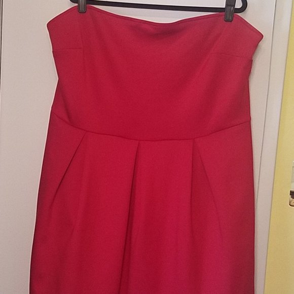 Lane Bryant Strapless Short Dress - Picture 1 of 8
